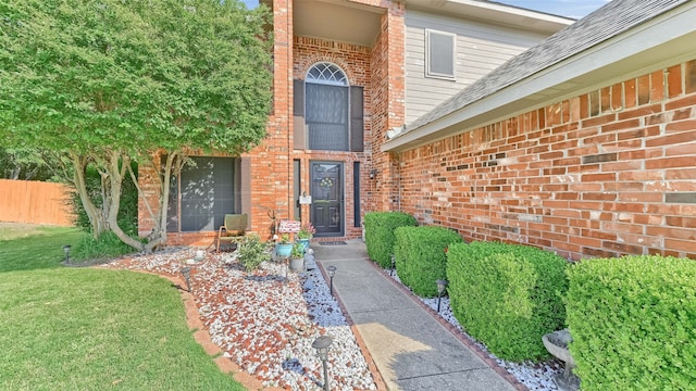 1908 Timberline Ln, Sherman, TX 75092 - entrance to property with brick siding and roof with shingles