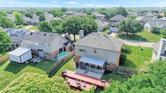 1908 Timberline Ln, Sherman, TX 75092 - aerial perspective of suburban area