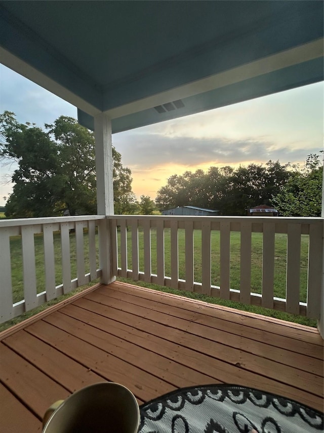 1503 County Road 705, Joshua, TX 76058 - view of wooden terrace