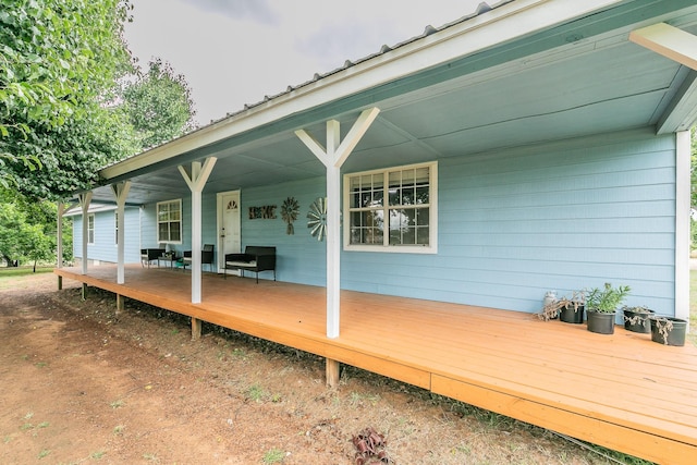 1503 County Road 705, Joshua, TX 76058 - view of wooden deck