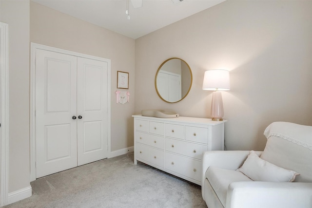 9925 Chaparral Pass, Fort Worth, TX 76126 - sitting room featuring light carpet and baseboards