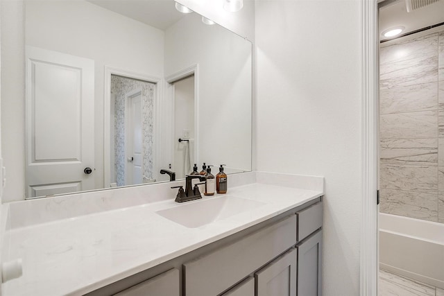 9925 Chaparral Pass, Fort Worth, TX 76126 - full bath featuring vanity and shower / washtub combination
