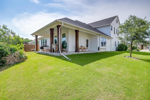 9925 Chaparral Pass, Fort Worth, TX 76126 - rear view of property with a patio area