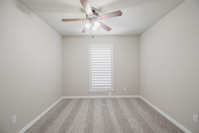 3313 Country Club Rd, Pantego, TX 76013 - unfurnished room featuring ceiling fan and carpet floors