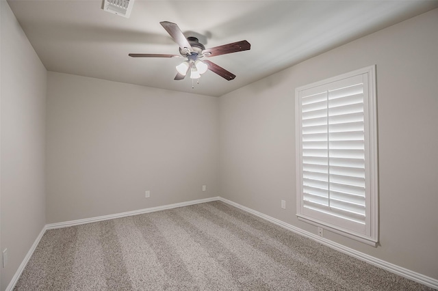 3313 Country Club Rd, Pantego, TX 76013 - carpeted empty room with ceiling fan and baseboards