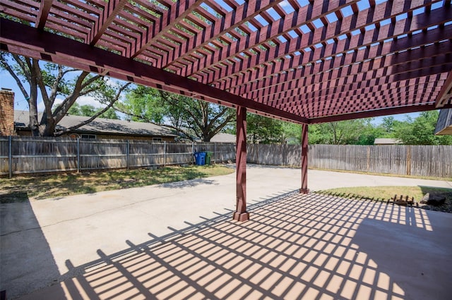 3313 Country Club Rd, Pantego, TX 76013 - fenced backyard with a patio