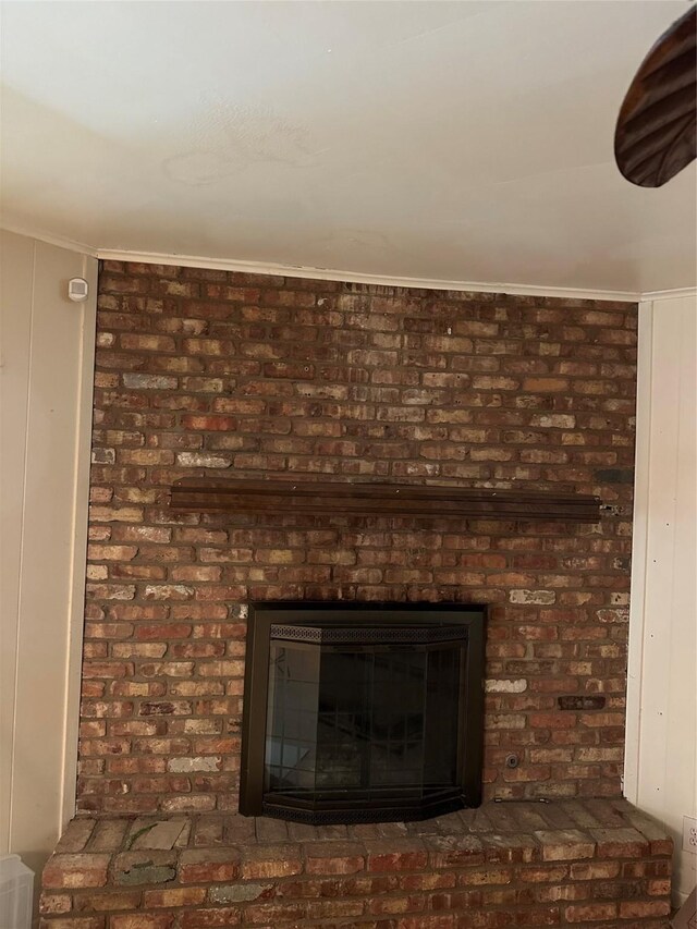 2410 Asbury St, Brownwood, TX 76801 - detailed view of a fireplace and ornamental molding