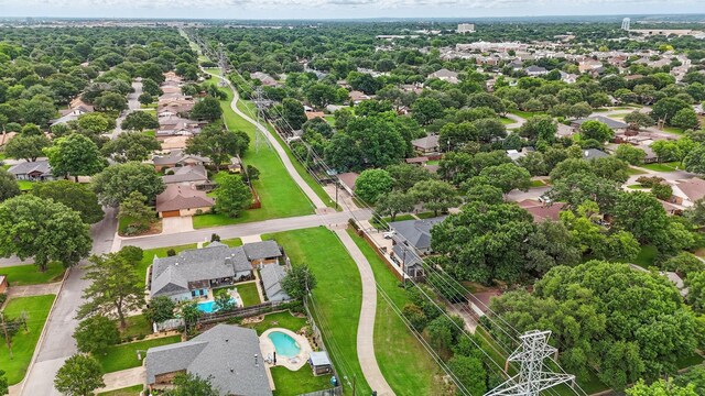 6304 Circleview Dr, Haltom City, TX 76180 - aerial view of residential area with a pool area