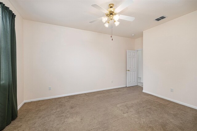 10325 Hogan Dr, Benbrook, TX 76126 - spare room featuring carpet floors, a ceiling fan, and baseboards