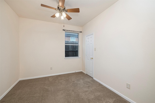 10325 Hogan Dr, Benbrook, TX 76126 - unfurnished room featuring carpet, baseboards, and ceiling fan