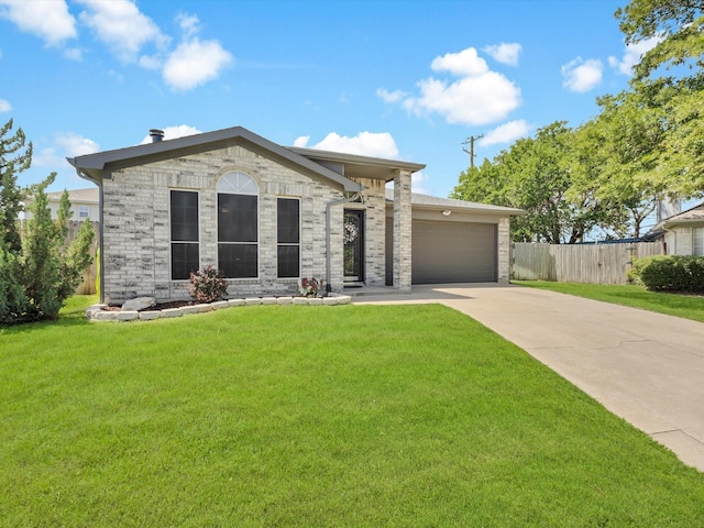 10117 High Bluff Dr, Fort Worth, TX 76108 - view of front of house with concrete driveway and a garage