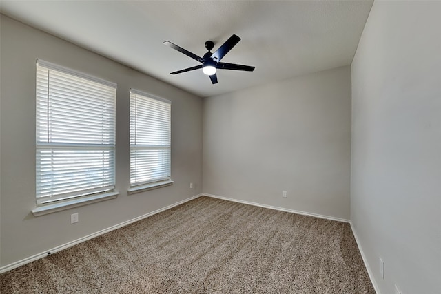 928 Dove Cv, Argyle, TX 76226 - unfurnished room with ceiling fan, carpet floors, and baseboards