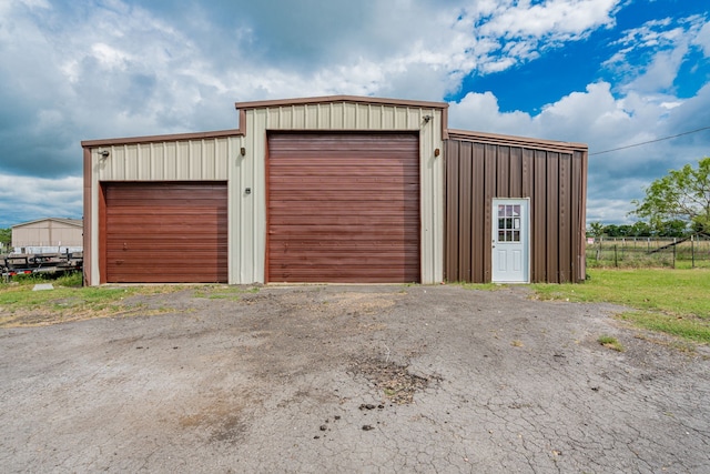 9390 Adams St, Terrell, TX 75160 - view of detached garage