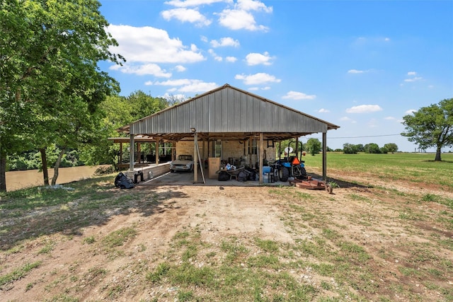 281 Private Road 612, Reagan, TX 76680 - view of outbuilding featuring a carport