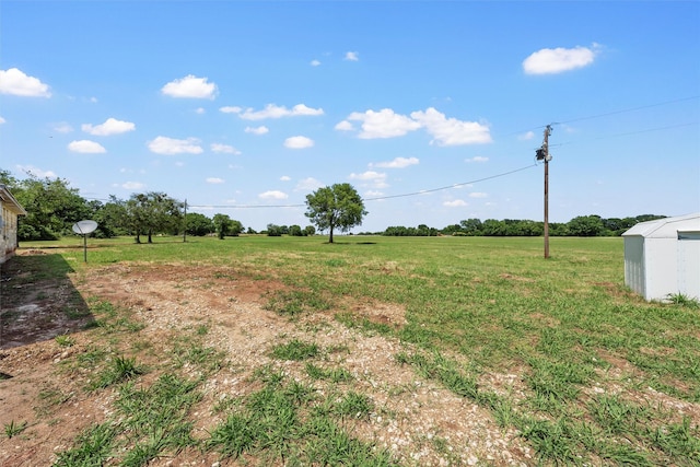 281 Private Road 612, Reagan, TX 76680 - view of green lawn featuring a view of rural / pastoral area