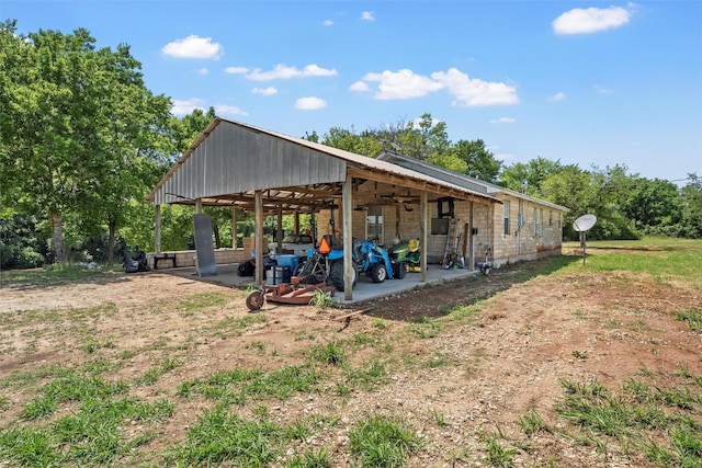281 Private Road 612, Reagan, TX 76680 - view of yard with a patio