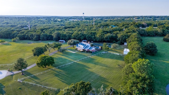 5891 Harmony Ranch Rd, Aubrey, TX 76227 - overview of rural landscape