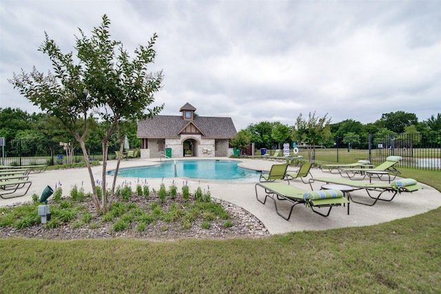 5321 Locust Dr, Mckinney, TX 75070 - community pool featuring a patio area