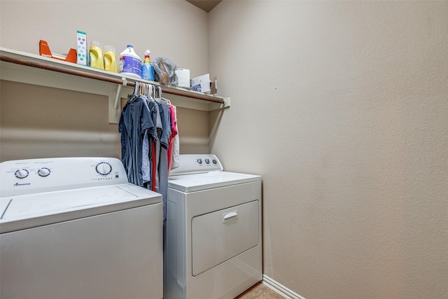 5321 Locust Dr, Mckinney, TX 75070 - laundry room featuring washer and dryer