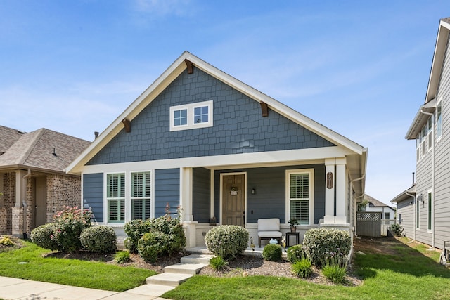 2516 Stella Ln, Northlake, TX 76247 - view of front of property featuring a porch and a front yard