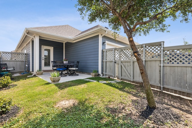 2516 Stella Ln, Northlake, TX 76247 - rear view of house with a gate and a patio