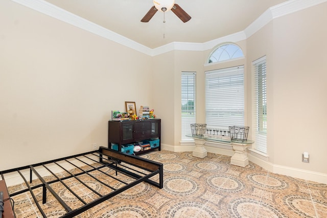624 Horseshoe Bnd, Royse City, TX 75189 - bedroom featuring baseboards and crown molding