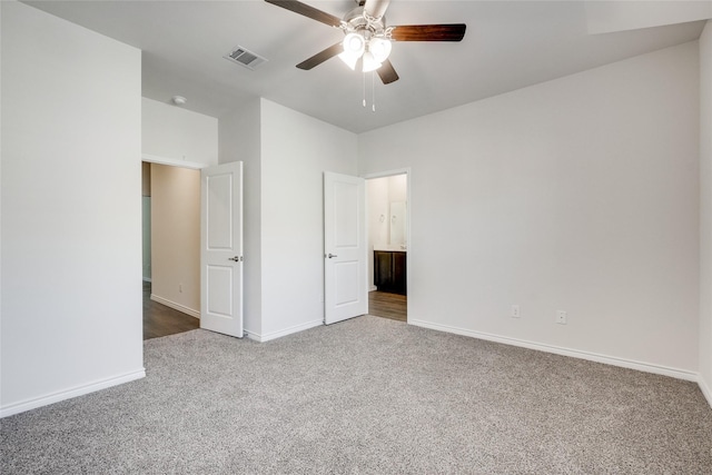 2112 Steer Creek Pl, Mesquite, TX 75149 - unfurnished bedroom with carpet flooring, baseboards, and a ceiling fan