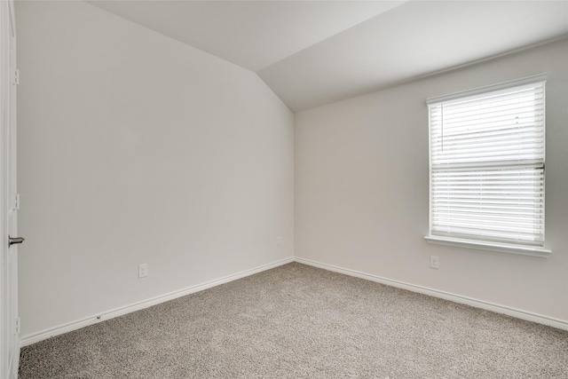 2112 Steer Creek Pl, Mesquite, TX 75149 - carpeted spare room with vaulted ceiling, healthy amount of natural light, and baseboards