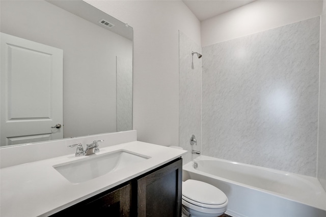 2112 Steer Creek Pl, Mesquite, TX 75149 - full bathroom with toilet, vanity, and  shower combination