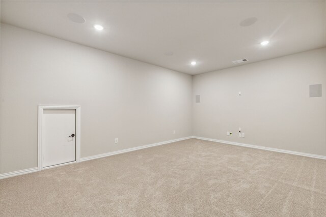 1105 Alaska, Forney, TX 75126 - carpeted spare room featuring recessed lighting and baseboards