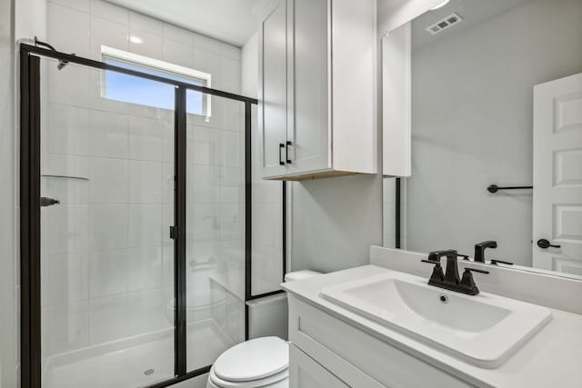 1105 Alaska, Forney, TX 75126 - full bathroom with toilet, a shower stall, and vanity