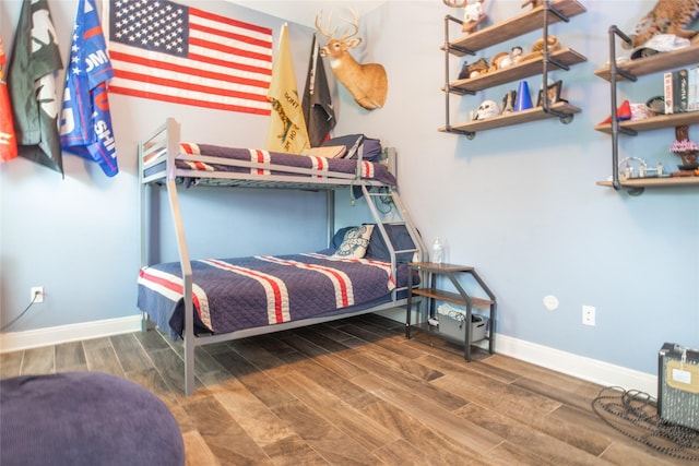 17294 Hidden Valley Ln, Flint, TX 75762 - bedroom with wood finished floors and baseboards