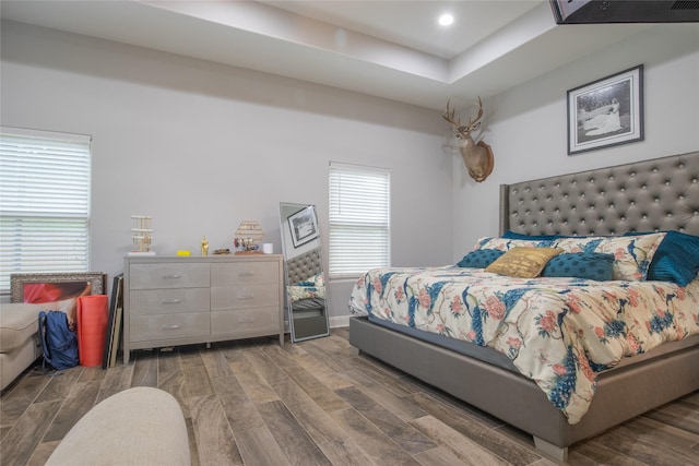 17294 Hidden Valley Ln, Flint, TX 75762 - bedroom with wood finished floors, recessed lighting, and baseboards