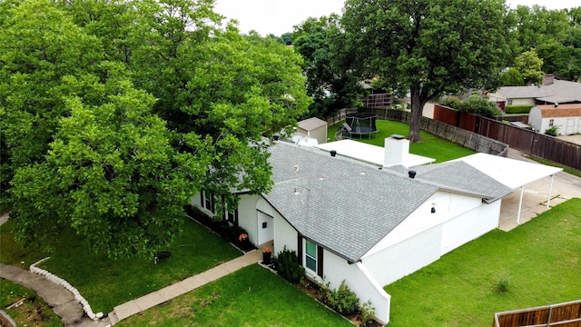 1803 Travis St, Garland, TX 75042 - aerial view of property and surrounding area