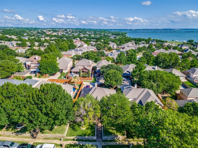 2345 Falls View Dr, Rockwall, TX 75087 - aerial view of residential area featuring a large body of water