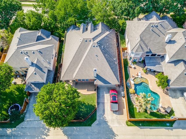 2345 Falls View Dr, Rockwall, TX 75087 - bird's eye view of a pool