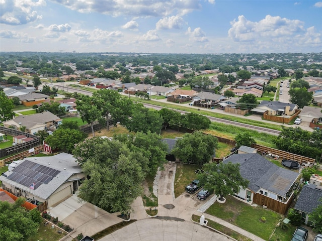 3154 Abbey Rd, Carrollton, TX 75007 - aerial overview of property's location with nearby suburban area