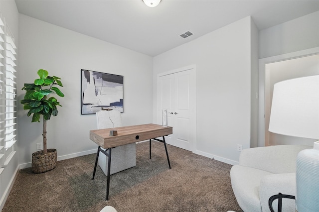 2101 Chebi Ln, Denton, TX 76209 - carpeted home office with baseboards