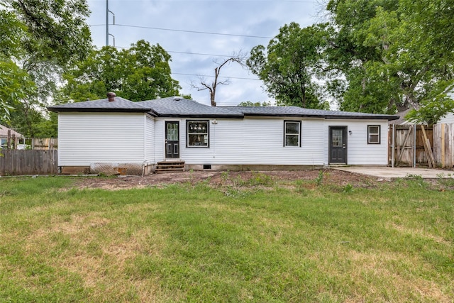 4332 Blackstone Dr, Fort Worth, TX 76114 - rear view of property with entry steps
