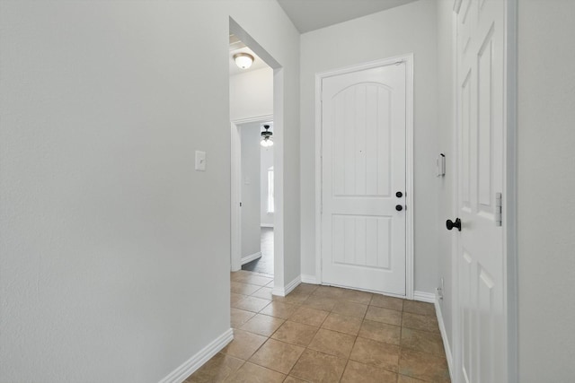 237 Cedar Crest Dr, Justin, TX 76247 - entrance foyer with baseboards and light tile patterned floors