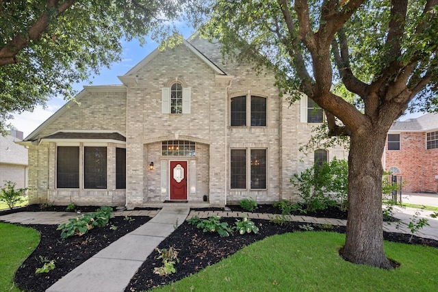 1817 Meadow Ridge Dr, Flower Mound, TX 75028 - view of front of house with brick siding