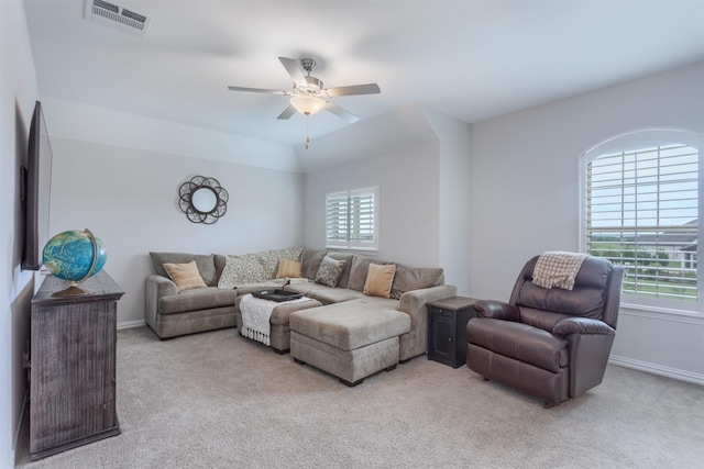 2536 Governors Blvd, Heath, TX 75126 - carpeted living area with a ceiling fan and baseboards