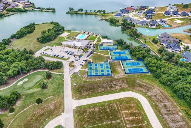 2536 Governors Blvd, Heath, TX 75126 - aerial view of property and surrounding area with a nearby body of water
