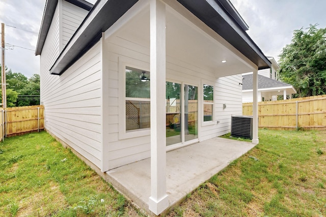 4519 Wahoo St, Dallas, TX 75210 - back of house with a patio and central air condition unit
