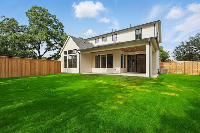 6607 Kenwell St, Dallas, TX 75209 - back of property featuring a patio, stucco siding, and central AC unit