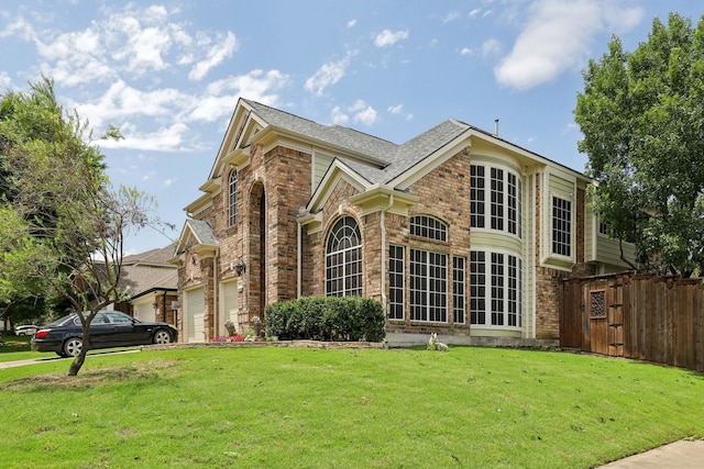 5400 Ivyridge Ln, Mckinney, TX 75071 - view of front of home featuring brick siding and roof with shingles