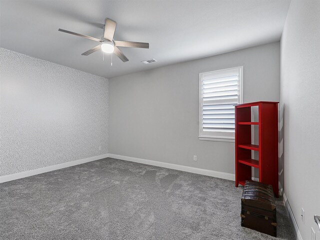 2815 Spring Creek Trl, Celina, TX 75078 - unfurnished room featuring ceiling fan, carpet flooring, and baseboards