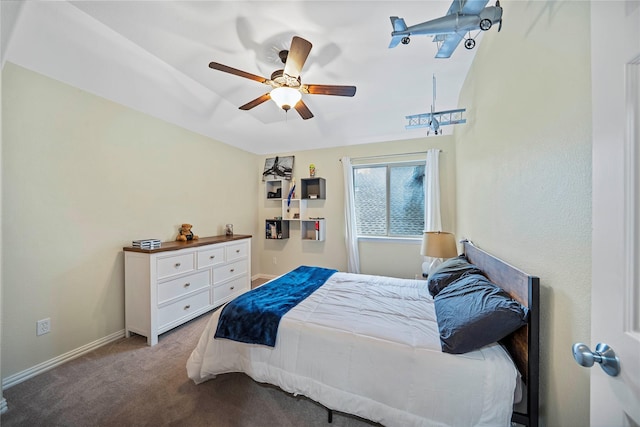 7812 Rockledge Dr, Mckinney, TX 75071 - bedroom featuring carpet floors, baseboards, and ceiling fan