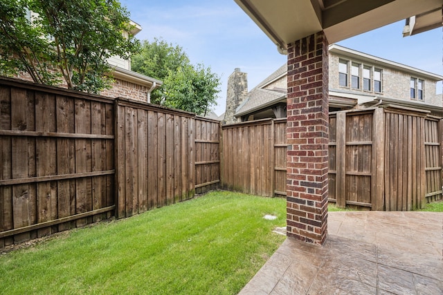 18261 Brighton Grn, Dallas, TX 75252 - view of yard featuring a patio