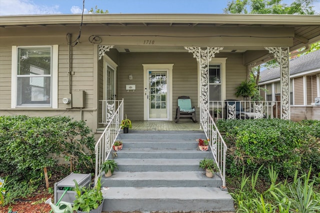 1710 Mckenzie Ave, Waco, TX 76708 - view of exterior entry with covered porch